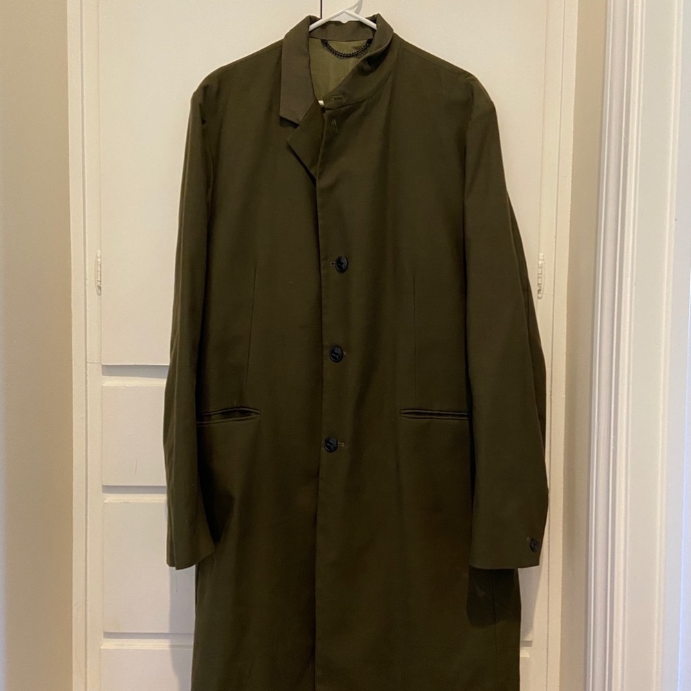 Olive rag and bone trench coat